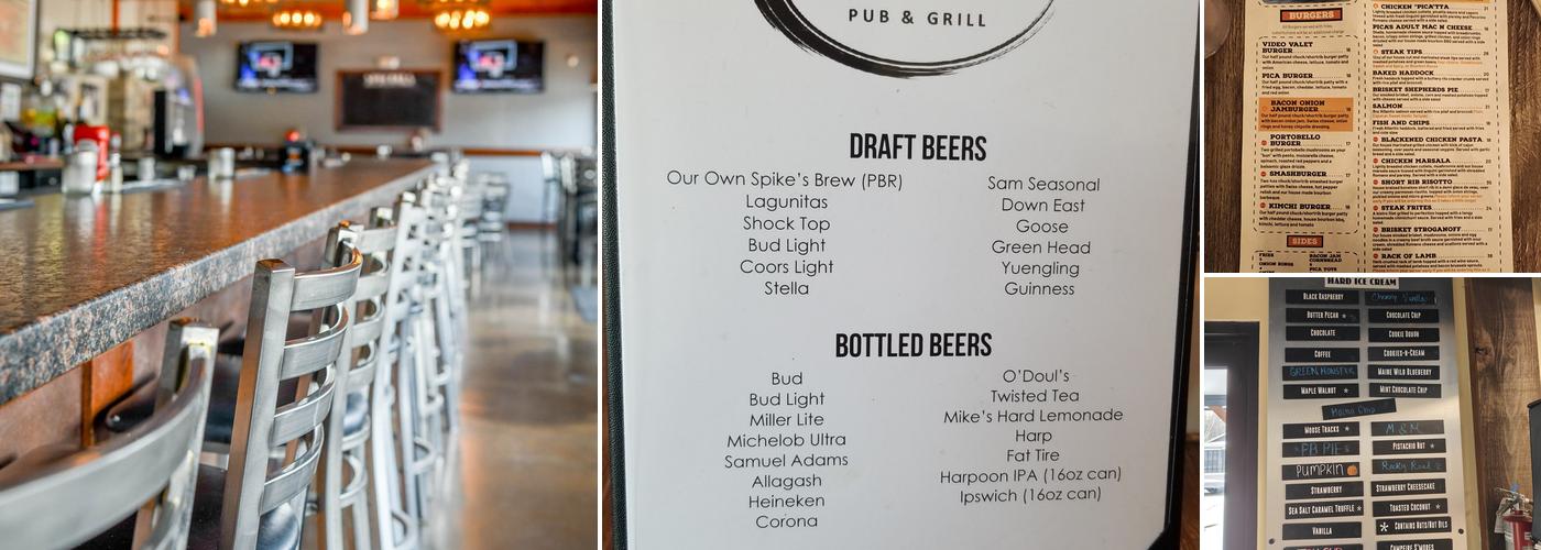 Pica's Pub and Grill Menu