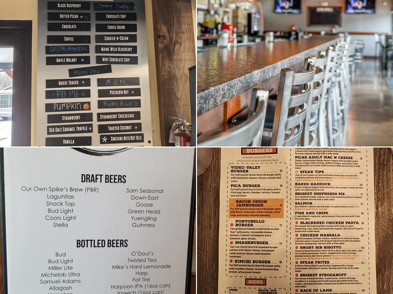 Pica's Pub and Grill Menu