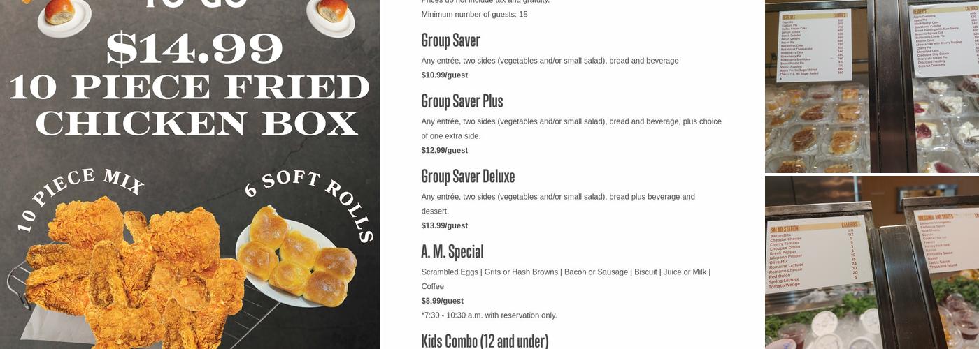 Piccadilly Restaurants Menu