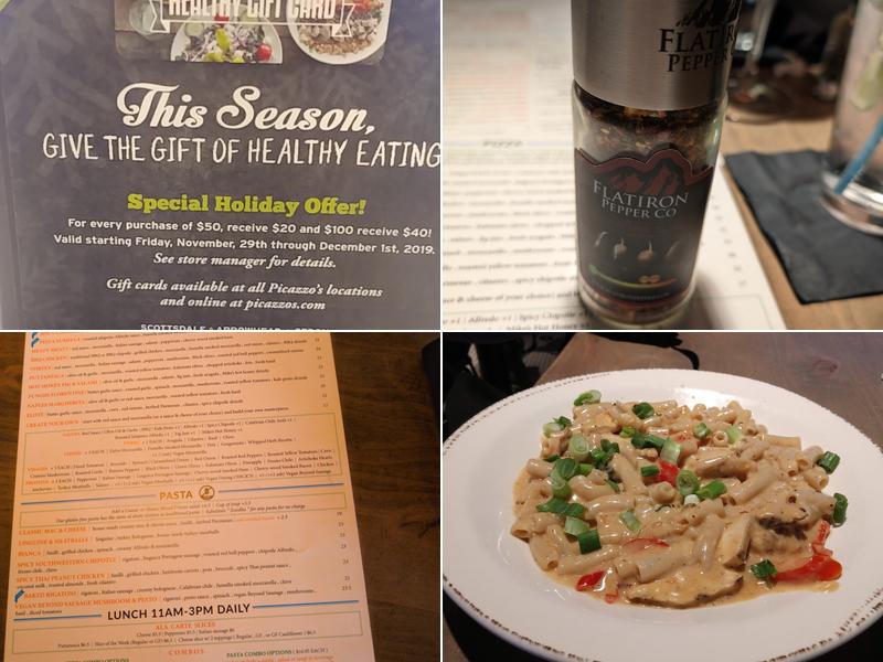 Picazzo's Healthy Italian Kitchen Arrowhead Menu