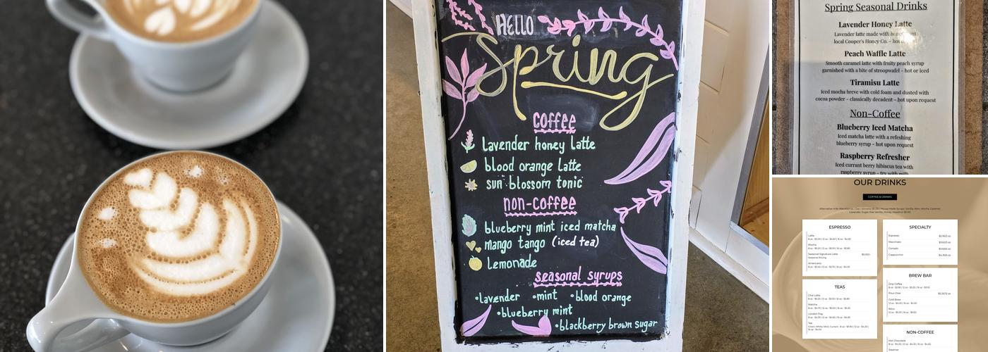 Pilgrim Coffee Company Menu