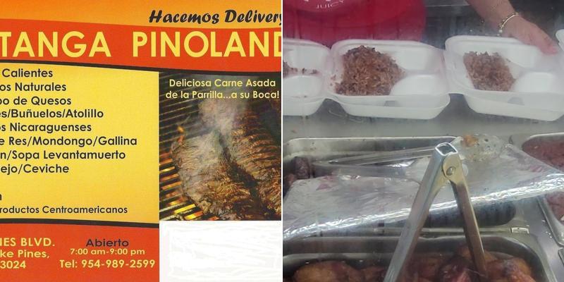 Pinolandia Hollywood Menu