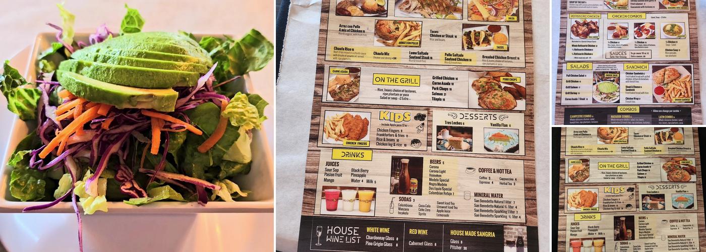 Pio Pio Blakeney Menu