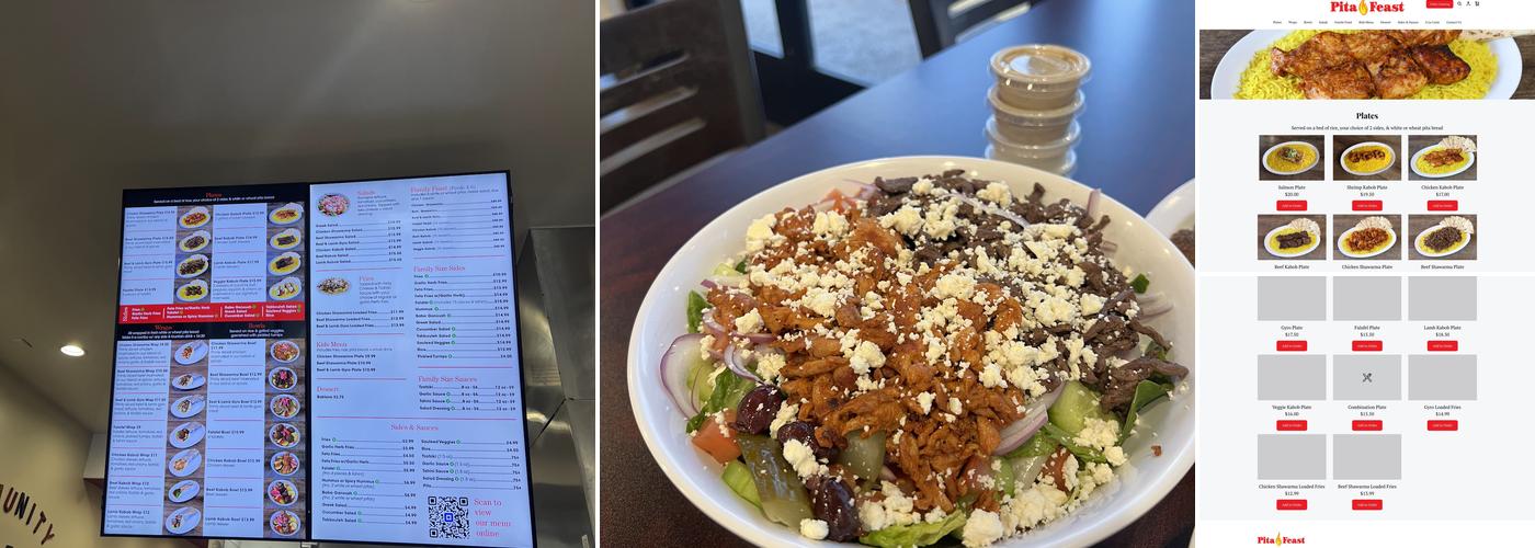 Pita Feast Menu