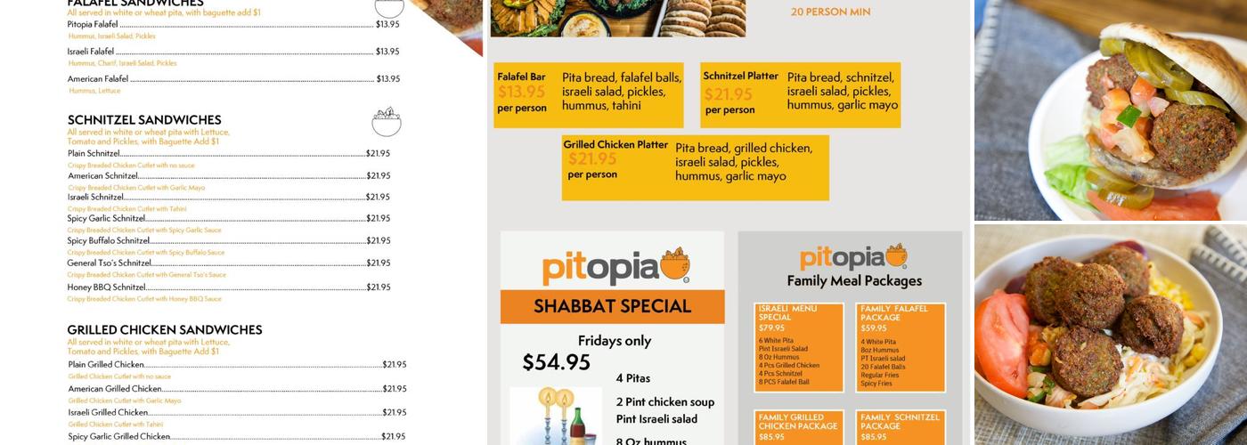 Pitopia Menu