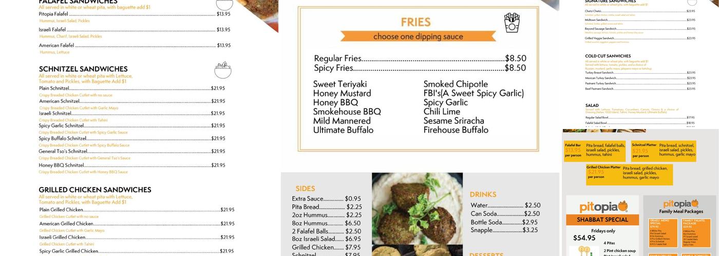 Pitopia Menu