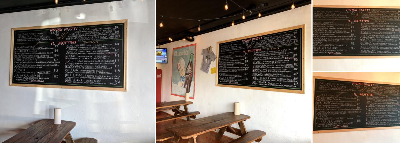 Pizza By Fuscos Menu