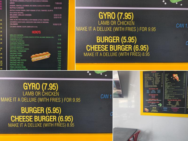 Pizza Mia Menu