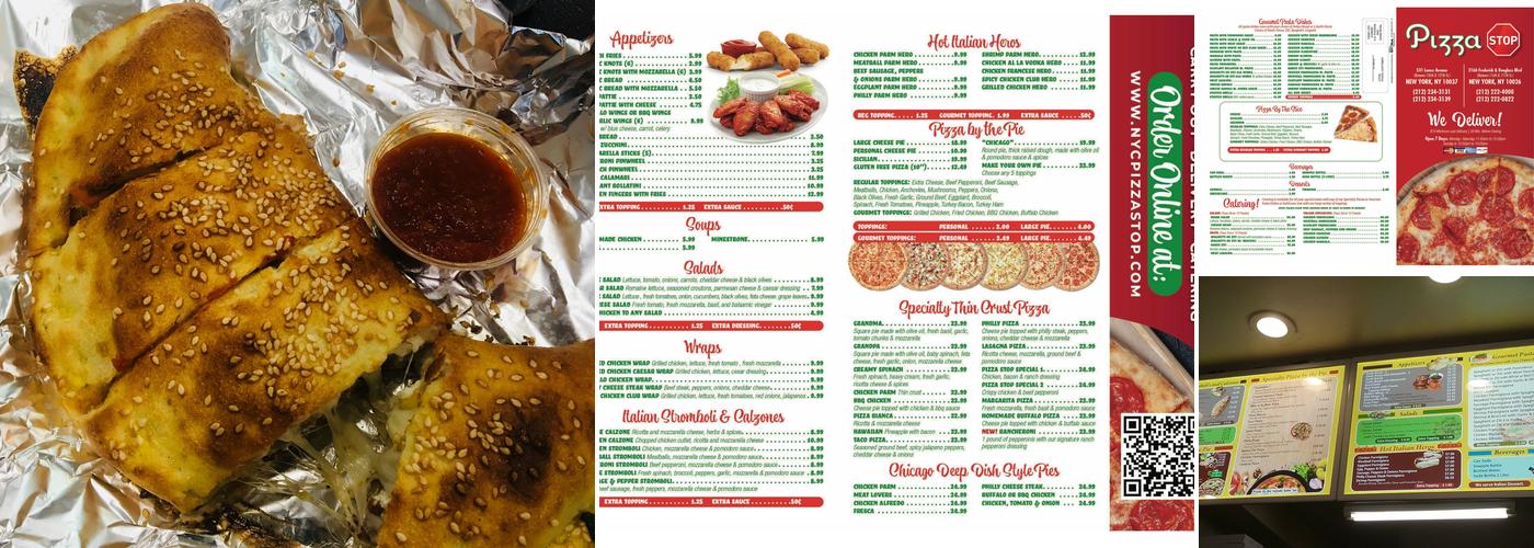 Pizza Stop Menu