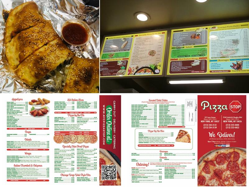 Pizza Stop Menu