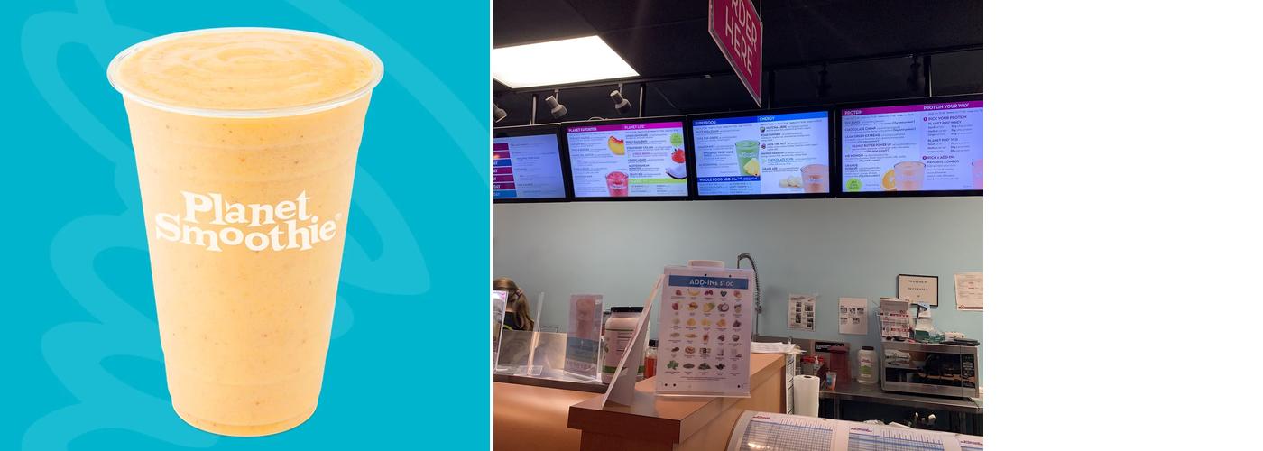 Planet Smoothie Menu