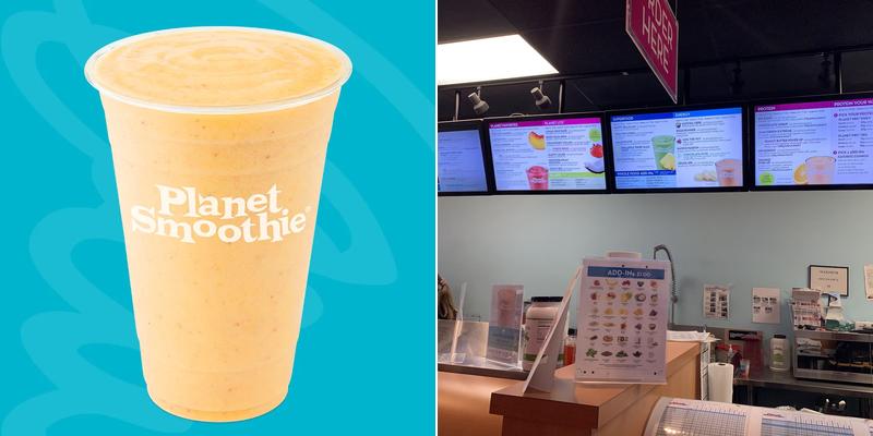 Planet Smoothie Menu