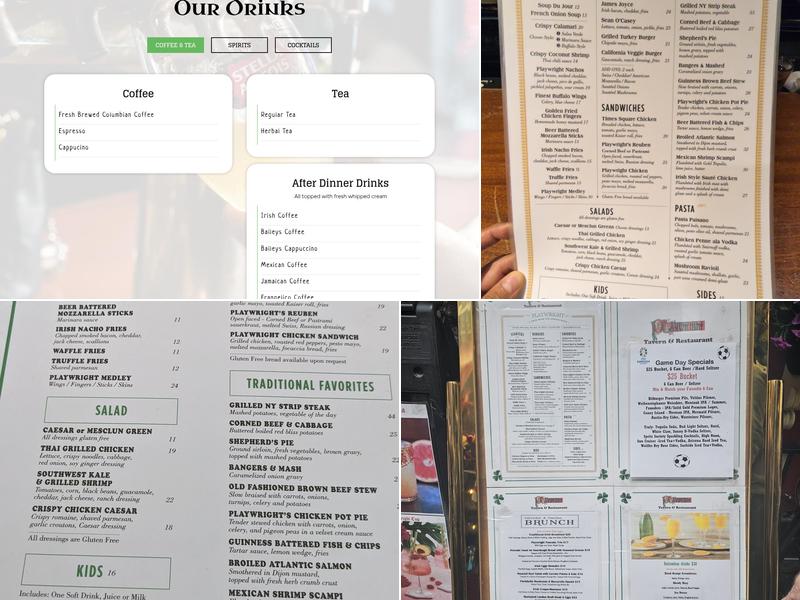 Playwright Menu