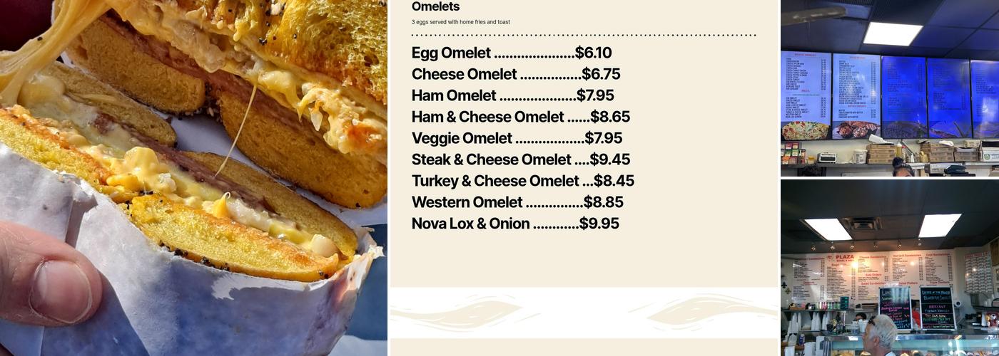 Plaza Bagel & Deli Menu