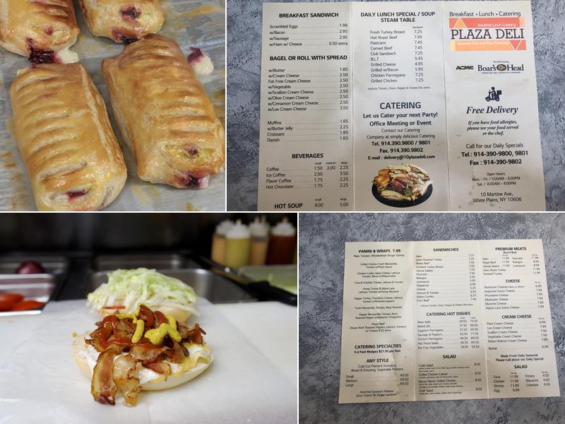 Plaza Deli Menu