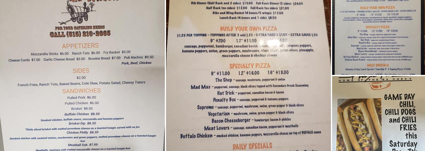 Plaza Pub Menu