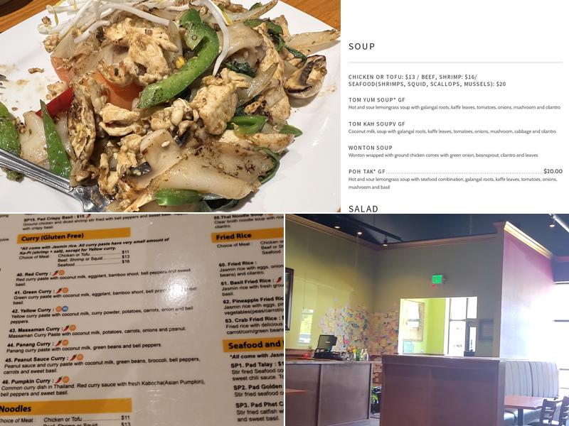 Ploy's Thai Food Menu