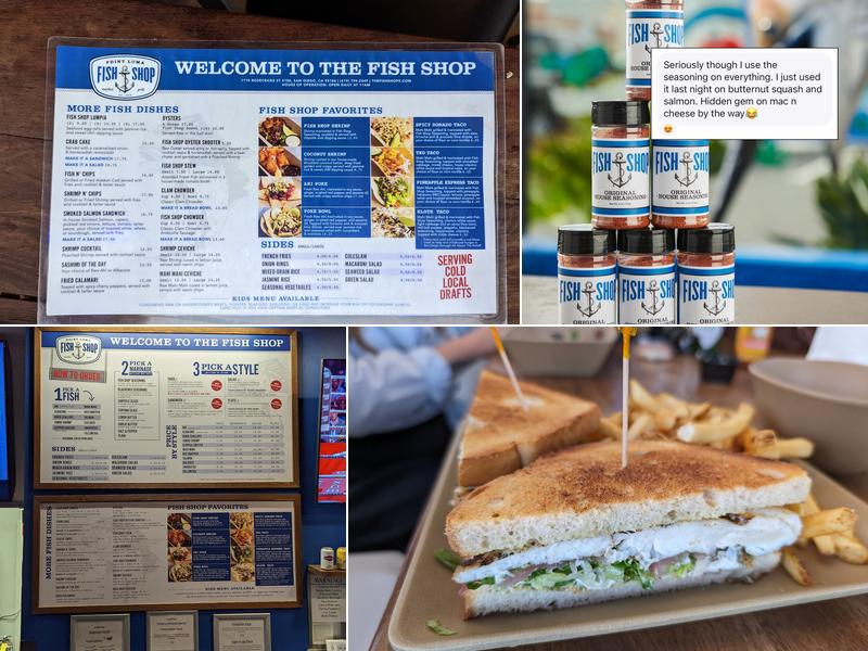 Point Loma Fish Shop Menu