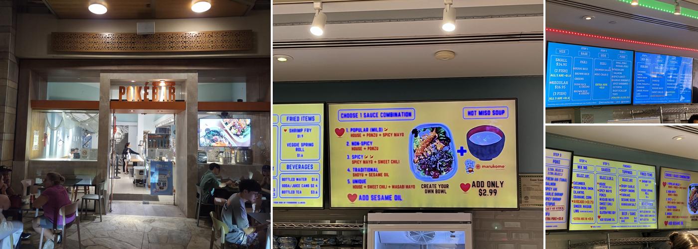 Poké Bar Menu