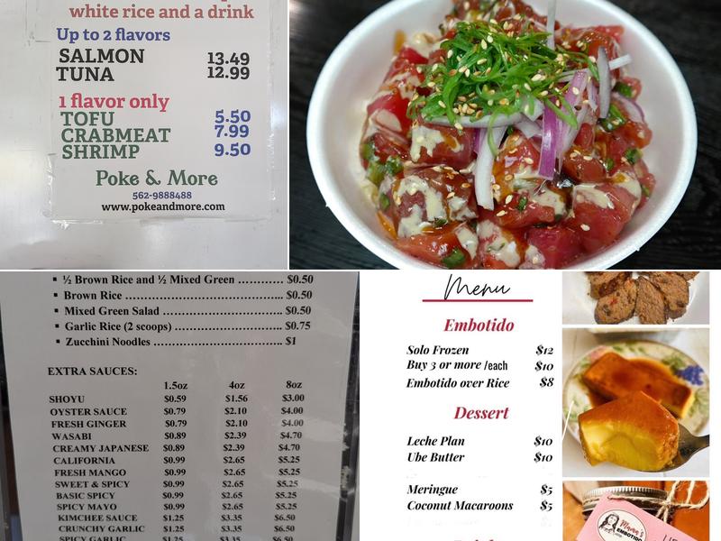Poke & More Menu