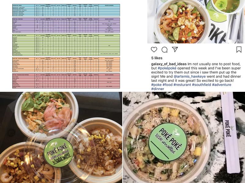 Poke Poke - Sushi Unrolled Menu