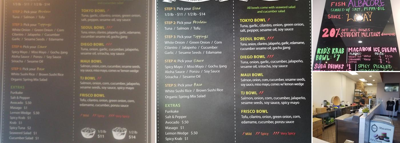 pokedon Menu