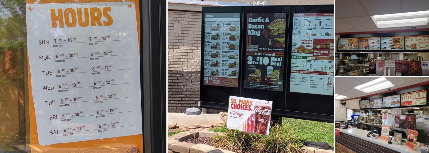 Burger King Menu