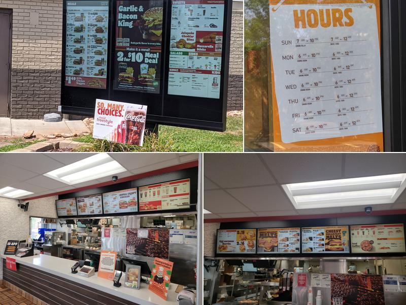 Burger King Menu