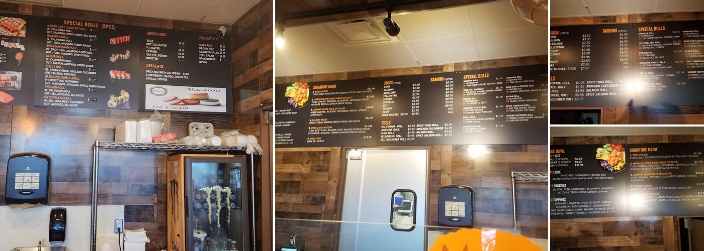 Poki & maki Menu