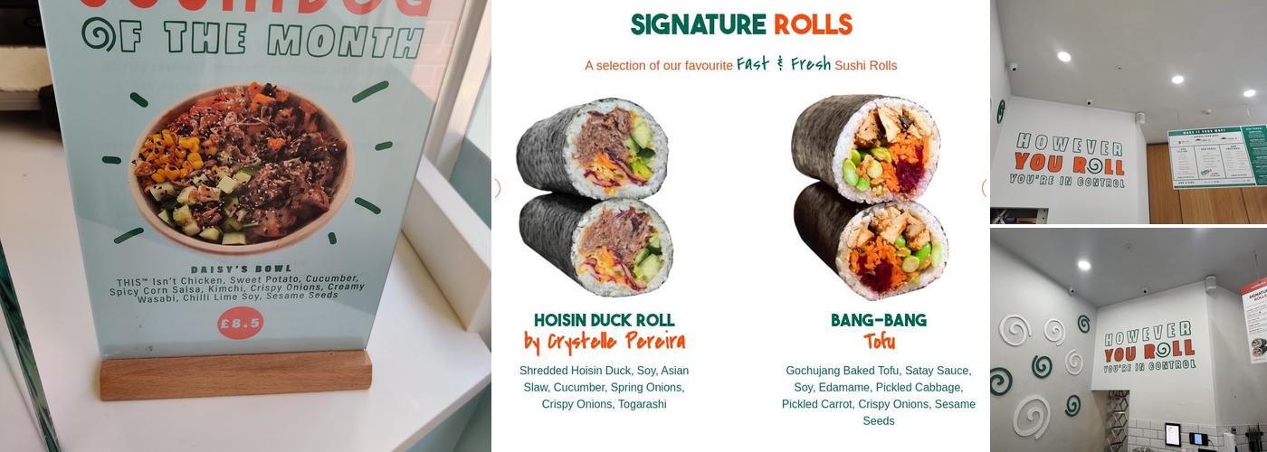 SushiDog Seven Dials Menu