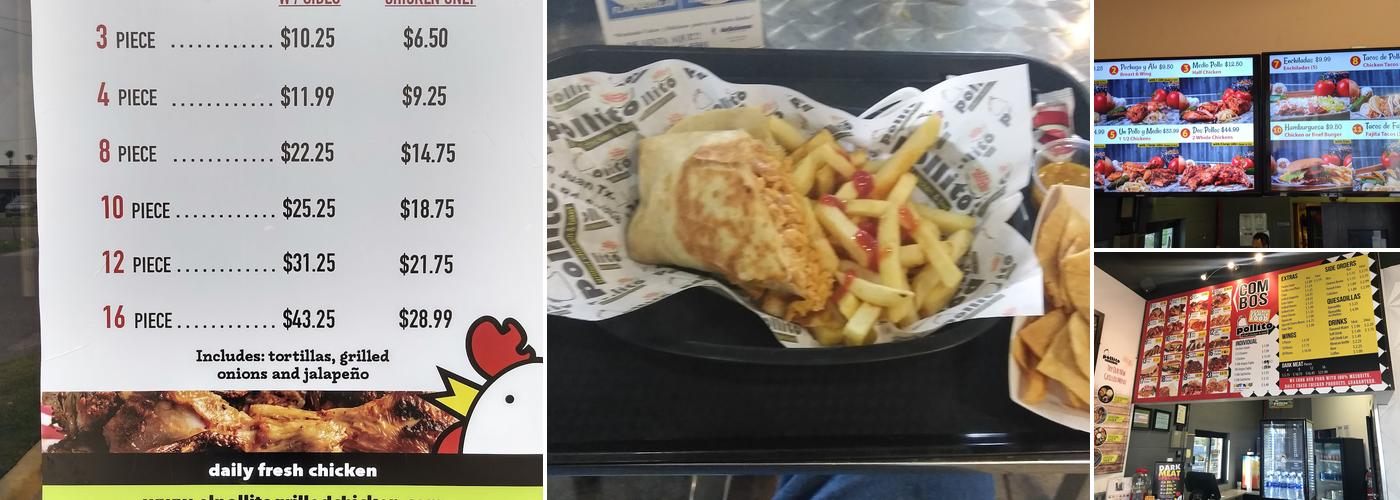 Pollito Grilled Chicken Menu