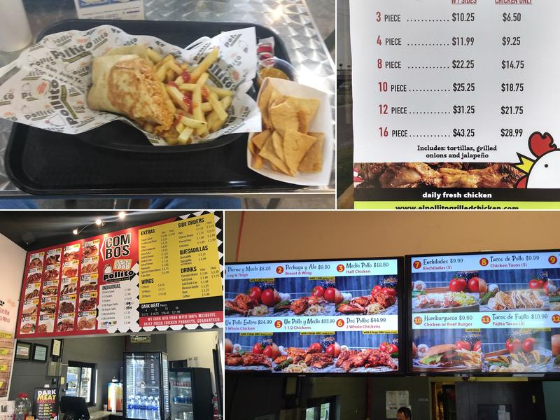 Pollito Grilled Chicken Menu