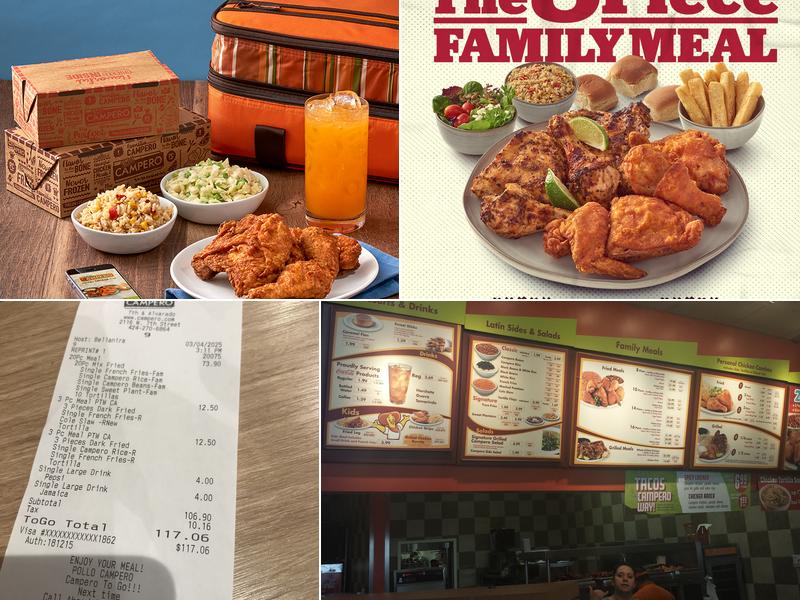 Pollo Campero Menu