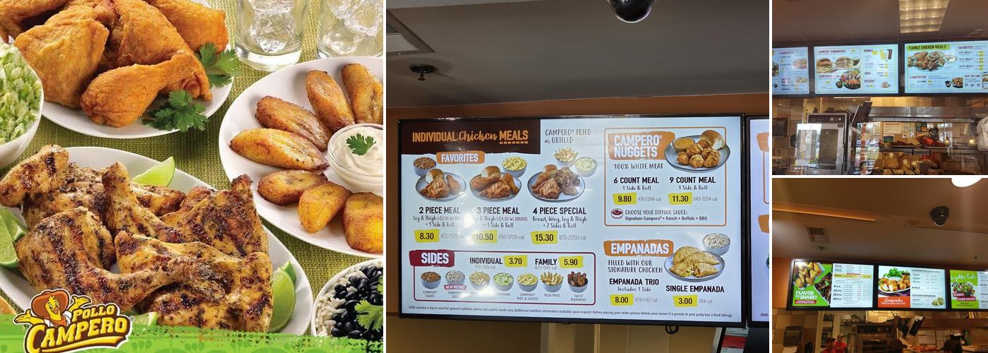 Pollo Campero Manassas Menu
