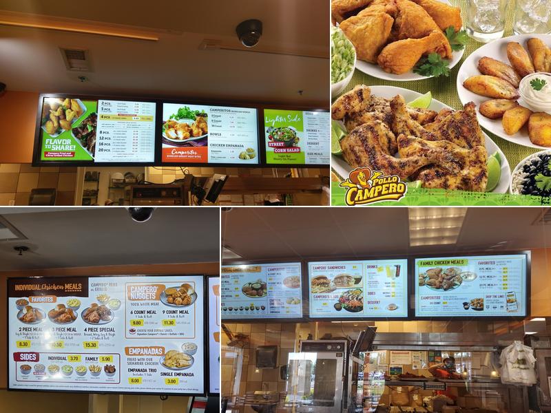 Pollo Campero Manassas Menu