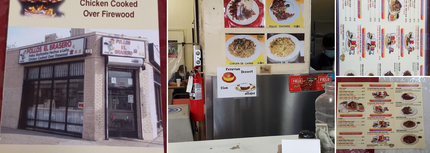 Pollos El Brasero Menu
