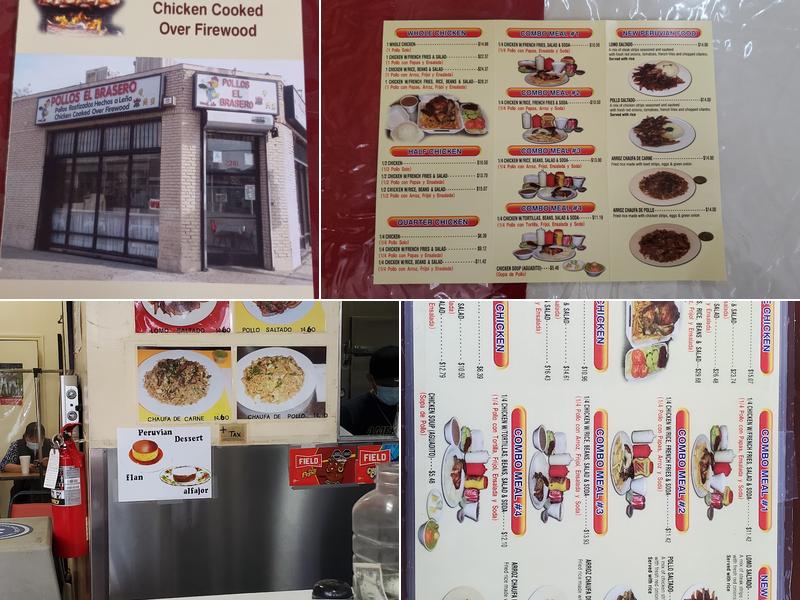 Pollos El Brasero Menu