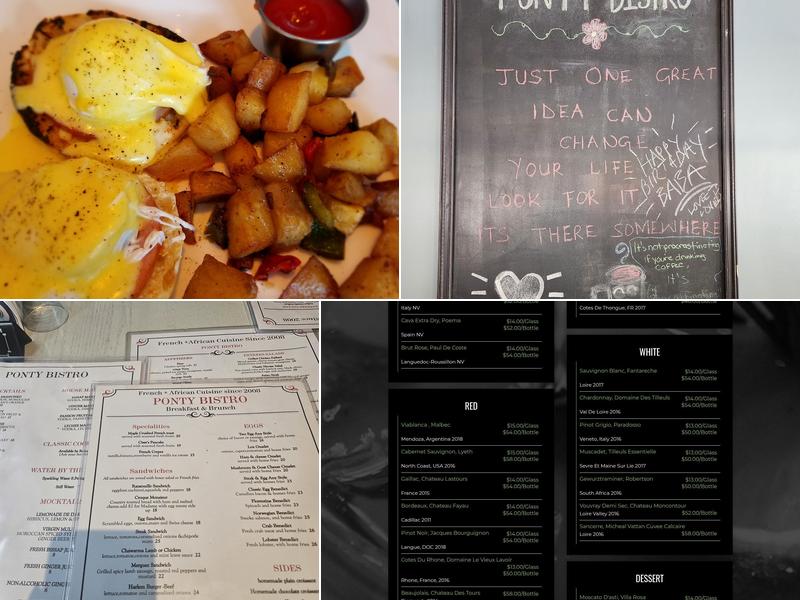 Ponty Bistro Menu