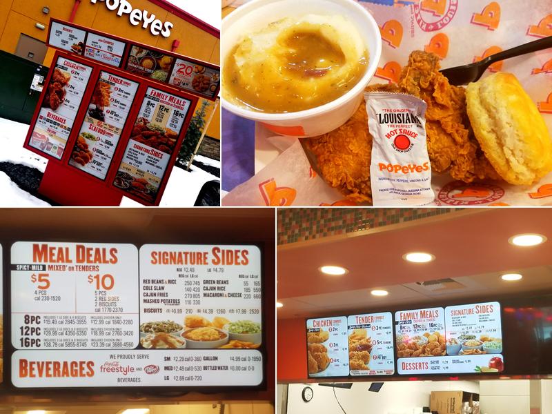 Popeyes Louisiana Kitchen Menu