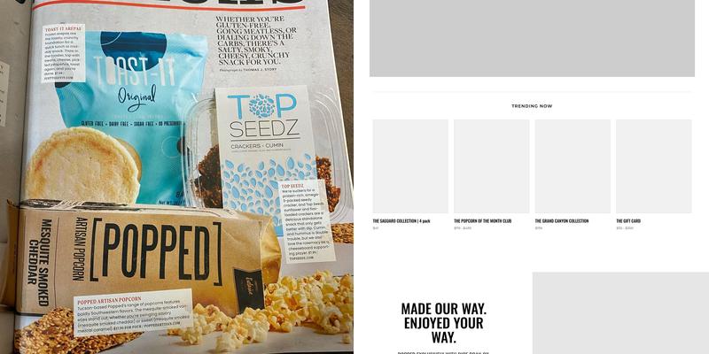 [POPPED] Artisan Popcorn Menu