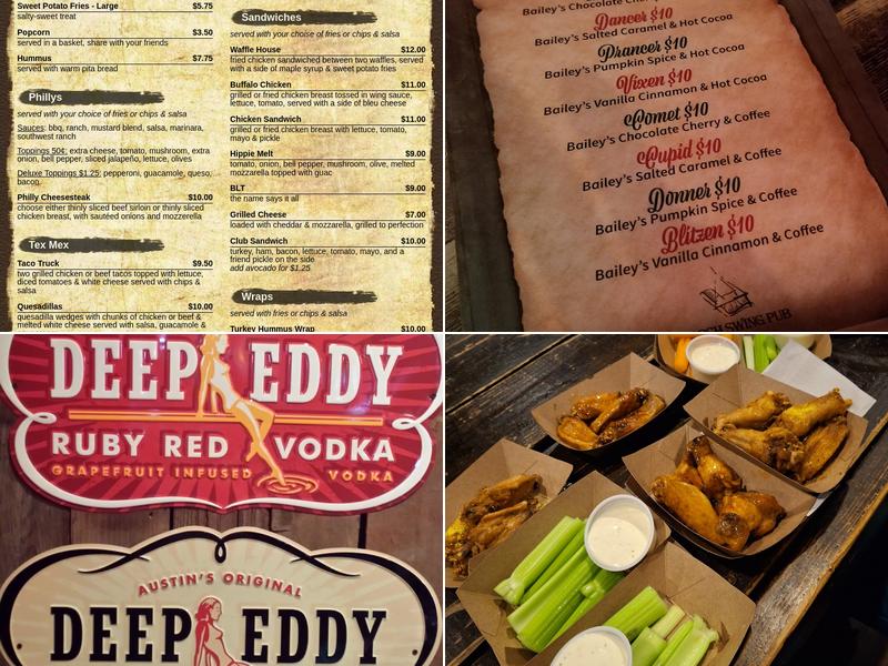 Porch Swing Pub Menu