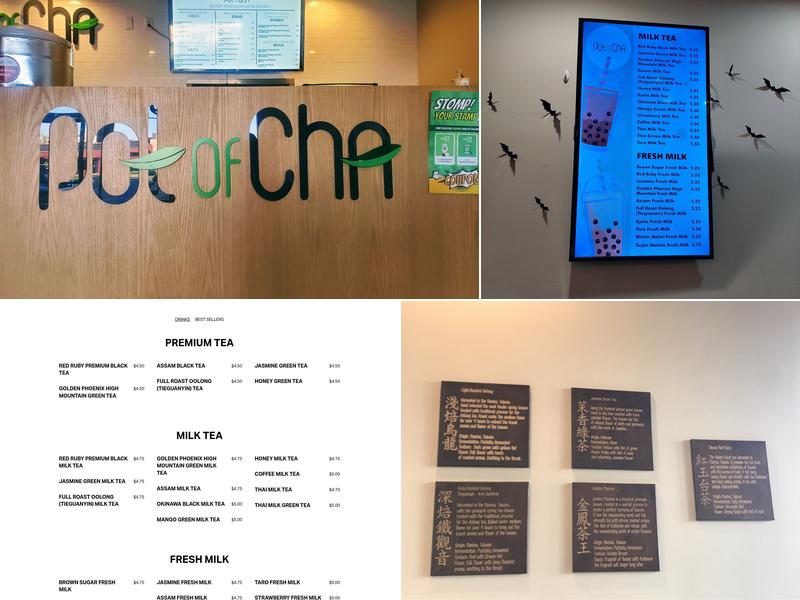 Pot of Cha Menu