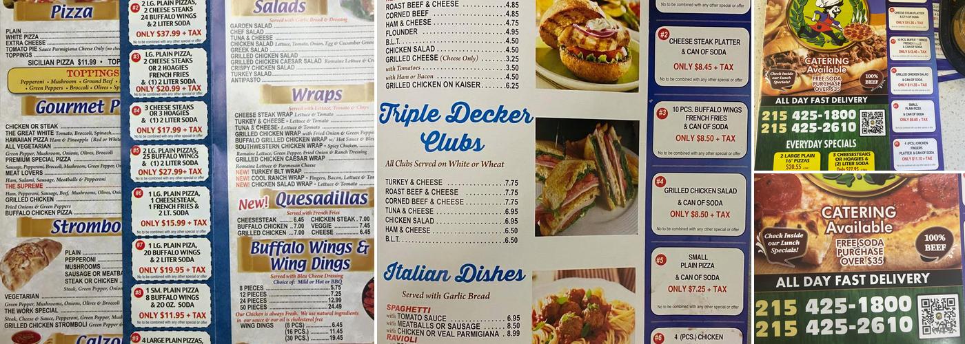 Premium Two Menu
