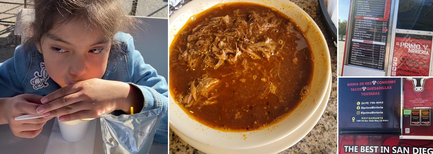 El primo birrieria Menu