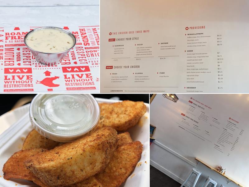 Proposition Chicken Menu