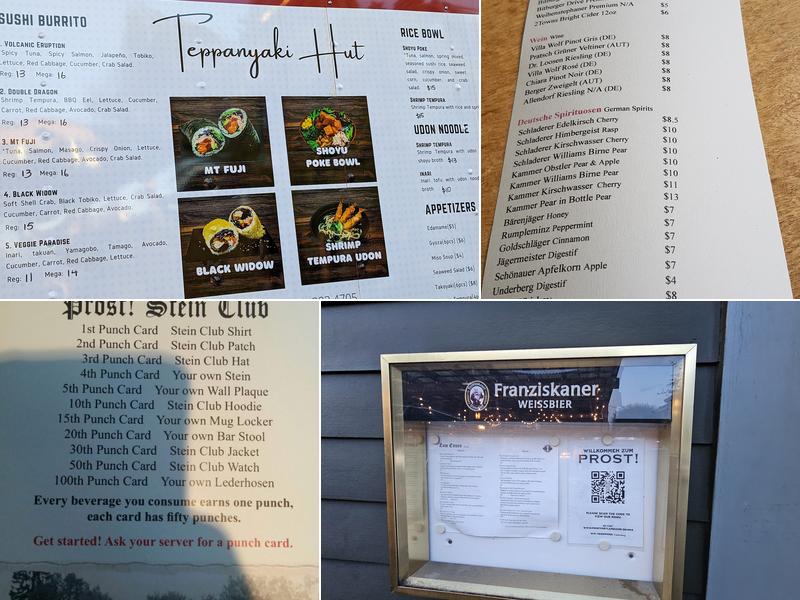 Prost! Menu