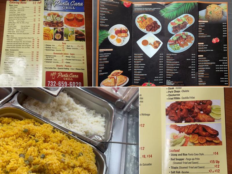 Punta cana grill Menu