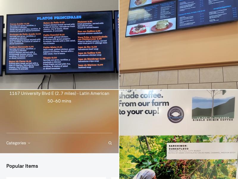 El Comalito Menu