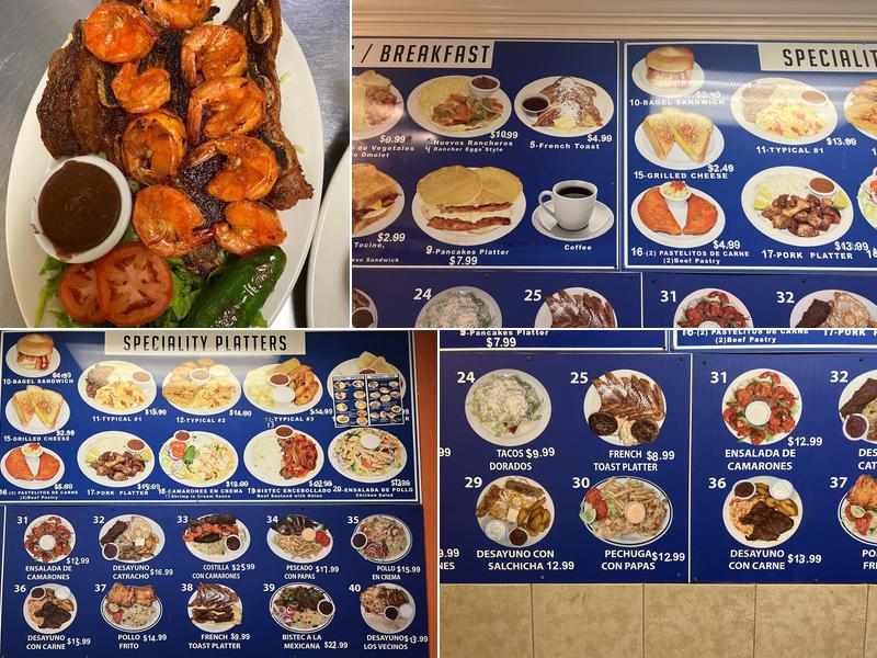 Pupuseria El Salvador Menu