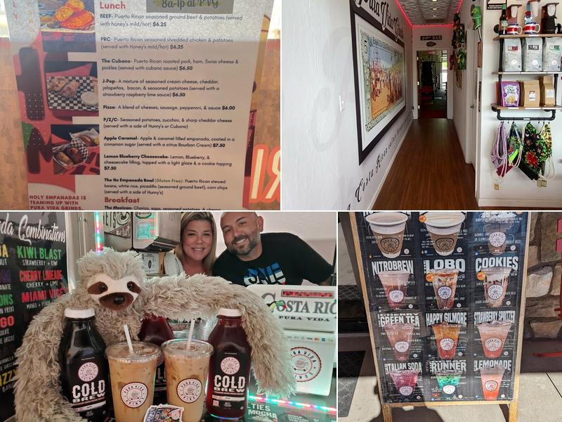 Pura Vida Grinds Coffee Shop Menu